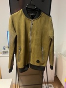 stylowa męska kurtka bomber w kolorze khaki