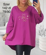 plus size bawełna z laykrą