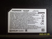 Telewizor Thomson 49"UC 6306 4K UHD,kolor czarny.