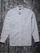 GANT KOSZULA MĘSKA Z DŁUGIM RĘKAWEM W KRATKĘ LOGO PREMIUM