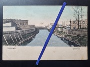 SOSNOWIEC 1915 Pszemsza Kanał most KATOWICE