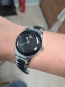 Zegarek swatch irony medium srebrny czarny stal 