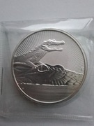 Australia 2 oz Silver Crocodile 2019 - The Next Generation - Perth Mint