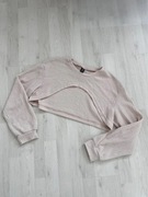 Beżowa bluzka sweterek bolerko Shein XL 42