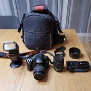 Pentax k20  komplet jak na zdjęciach.