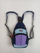 Nowy Plecak turystyczny fioletowy dwufunkcyjny na wakacje codzienny