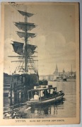 SZCZECIN Stettin port żaglowiec 1921