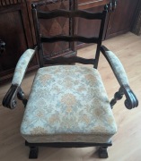 Fotel drewniany stylowy