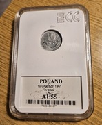 Moneta 10groszy z roku 1961. Grading 