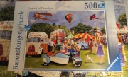 Puzzle Ravensburger 500 elem. Festival of Nostalgia kompletne,używane 