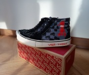 Buty vans skate x krooked Sk8 Hi by natas for ray 