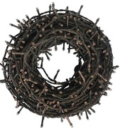 Lampki Choinkowe Zewnętrzne 800 LED Flash Timer Ciepłe Białe Cortina