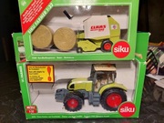 SIKU 3656 CLAAS ARES 697 ATZ Z PRASĄ CLAAS  1:32