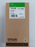 Oryginalny tusz Epson T653B Green 200ml