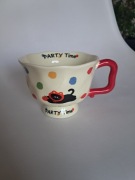 nowa filiżanka ceramiczna pojemność 300 ml szer.  uchem 15 cm wys. 8,5 cm