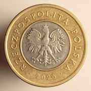 2 ZŁOTE 2026 [nr kat. 110] MONETA >>> DESTRUKT >>> SŁABO WYBITY ORZEŁ