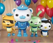 4 duże balony foliowe Oktonauci Octonauts 