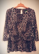 Bluzka bawełna 46 panterka Bonmarche 