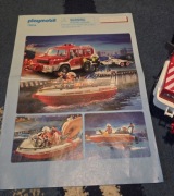 Playmobil 70054 Samochód strażacki z łodzią + 9466 Terenowy wóz strażacki