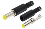 Wtyk DC 5,5/2,1 mm, do samodzielnego montażu