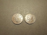 2 monety – Hiszpania 1878 i Argentyna 1893, oryginały