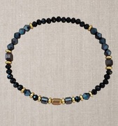 Bransoletka koraliki hematyt czarna grafitowa 