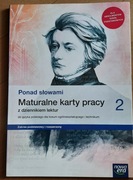 Ponad słowami 2 Maturalne karty pracy z dziennikiem lektur