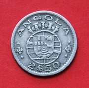 2,5  Escudo   1953 r  -  Angola Portugalska  