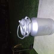 Kana bańka 10 l stalowa ocynkowana PRL