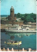 KOŁOBRZEG -- KUTER -- STATEK -- LATARNIA MORSKA -- 1989