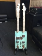 Cigar Box custom gitara z dwoma gryfami