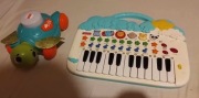 Żółw Fisher Price i pianino Fisher Price 