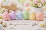 Wielkanocna świeca sojowa Wiosenne Jajo