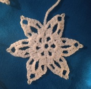 SZYDEŁKOWE ŚNIEŻYNKI - RĘKODZIEŁO