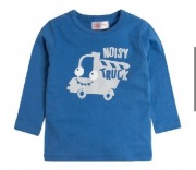  Cool Club niebieska bluzka z ciężarówką r. 92