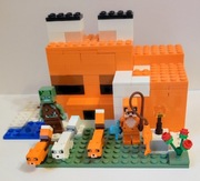 LEGO Minecraft 21178 The Fox Lodge | komplet | instrukcja | bez pudełka