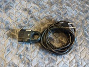 Kabel sieciowy 230V 2,5A płaski czarny 3M