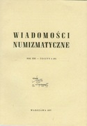 WIADOMOŚCI NUMIZMATYCZNE 1977 - ZESZYT 4 / 82