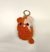 Breloczek szydełkowy kotek