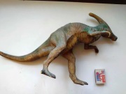 Vintage Dinozaur Parazaurolof 40cm LITY 660g  UNIKAT błąd w nazwie gatunku!