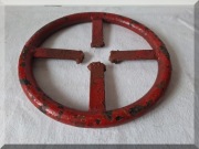 PKP - Stara korba hamulca ręcznego - zewnętrznego z wagonu towarowego