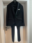 Smoking czarny KRÓL, rozmiar 182/112