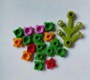 LEGO kwiatki liść 