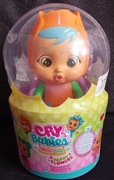 Cry Babies-Nowa edycja Happy Flowers, pachnącą laleczka+8 akcesoriów (róża)
