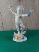 Putto-Kupidyn figurka porcelanowa Ilmenau 