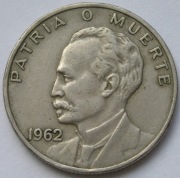 Kuba 20 centavos 1962 - Jose Marti