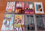 Kasety Disco Polo 8 szt. Redox, casanova, fanatic, tropical, boys