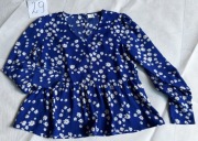 Niebieska bluzka w kwiaty białe Jacqueline De Yong r. 38 