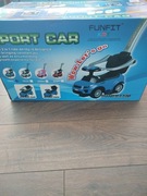 Duży jeździk chodzik pchacz 3w1 autko z klaksonem