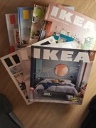 Zestaw siedmiu katalogów IKEA